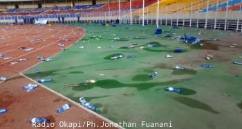 Casse au Stade de Martyrs.