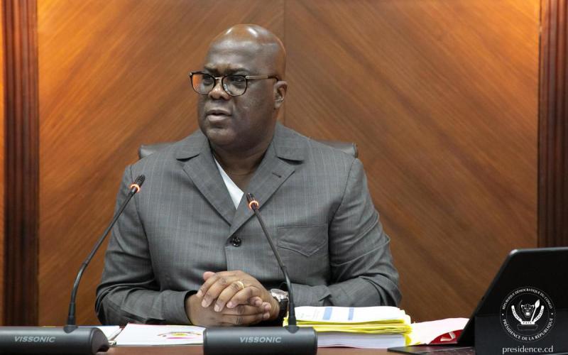 Felix Tshisekedi assis